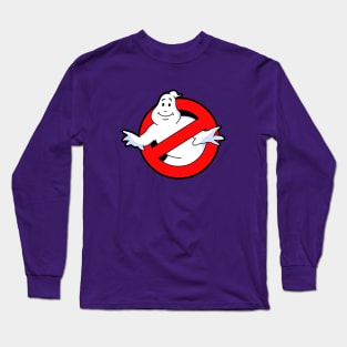 And Now Back To The Real Ghostbusters Logo Smile Long Sleeve T-Shirt